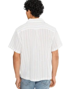 Liverpool Los Angeles Short Sleeve Button-Up Camp Shirt Men's