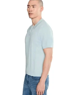 Liverpool Los Angeles Short Sleeve Sweater Knit Polo Men's