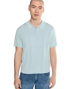 Liverpool Los Angeles Short Sleeve Sweater Knit Polo Men's