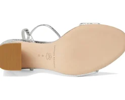 Loeffler Randall Malia Curved Heel Simple Sandals With Ankle Wrap Women's