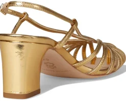 Loeffler Randall Priscilla Lattice Slingback Mid Heel Sandals Women's