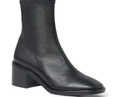Loeffler Randall Roxy Stretch Ankle Bootie With Block Heel Women's