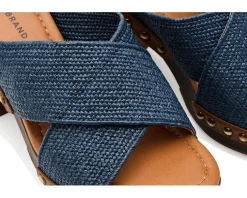 Lucky Brand Casyna Cross Strap Studded Heel Sandals Women's
