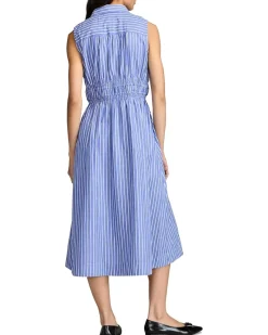 Lucky Brand Cinch Waist Shirt Dress Women's