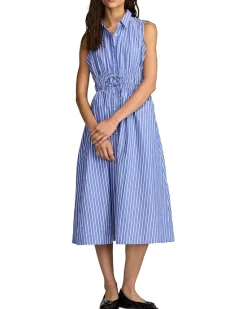 Lucky Brand Cinch Waist Shirt Dress Women's