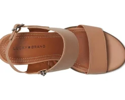 Lucky Brand Dinzin Double Band Heeled Sandals Women's