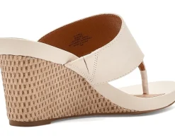 Lucky Brand Libbie Wedge Thong Sandals Women's
