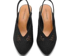 Lucky Brand Melony Woven Slingback High Heel Women's