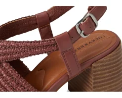 Lucky Brand Sasina Cut Out Heeled Sandals Women's