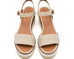 Lucky Brand Temay Platform Wedge Sandals Women's