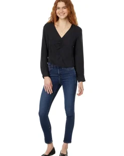 Madewell Brushed Ruched-Front Top Women's