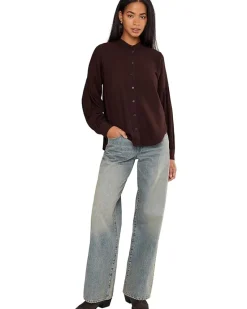 Madewell Carmen Shirt - Cotton Modal Heather Flannel Women's