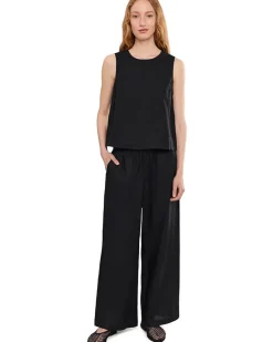 Madewell Embroidered Shell Top in 100% Linen Women's