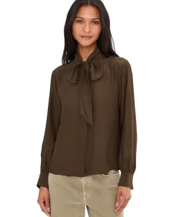 Madewell Kimberly Tie Neck Top Women's