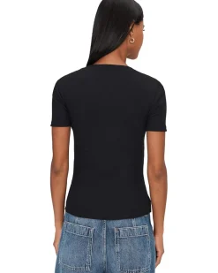 Madewell Lace-Trim V-Neck Top Women's