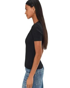 Madewell Lace-Trim V-Neck Top Women's