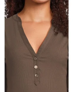 Madewell Mixy V Neck Puff Tee Women's