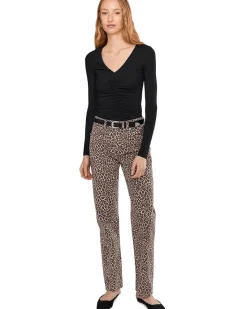 Madewell Slinky V-neck Top Women's