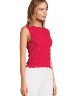 Madewell Smocked Boatneck Tank Women's
