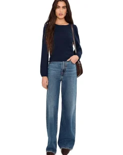 Madewell Smocked Boatneck Top Women's