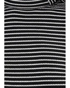 Madewell Stripe Coverstitch Turtleneck Drapey Ray Women's
