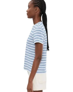 Madewell Stripe Perfect Crew Neck Tee Women's