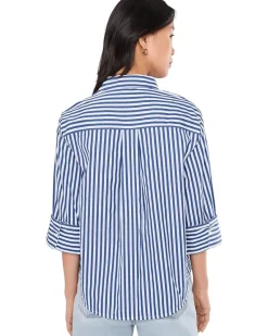 Madewell The Signature Y-Neck Shirt in Poplin Women's