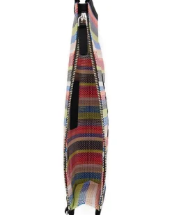 Marc Jacobs The Stripe Mesh Large Pouch