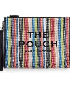 Marc Jacobs The Stripe Mesh Large Pouch