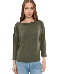 Michael Stars Clara 3/4 Sleeve On/Off Shoulder Women's