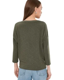 Michael Stars Clara 3/4 Sleeve On/Off Shoulder Women's