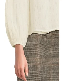 Michael Stars Dolly Blouse With Smocking Details Women's