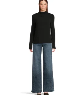 Michael Stars Farrah Mock Neck Top Women's