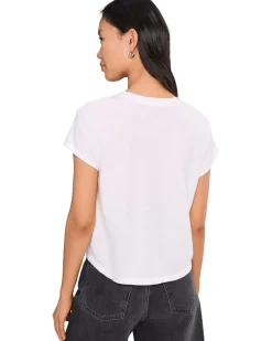 Michael Stars Grayson Cropped Crew Neck Women's