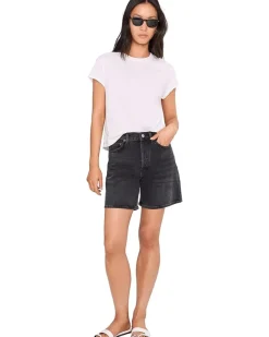 Michael Stars Grayson Cropped Crew Neck Women's