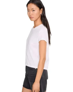 Michael Stars Grayson Cropped Crew Neck Women's
