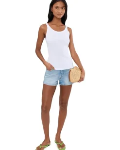 Michael Stars Nicole Wide Crew Tank Women's