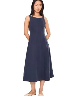 Michael Stars Palmira Fit & Flare Midi Dress Women's