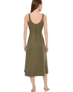 Michael Stars Palmira Fit & Flare Midi Dress Women's