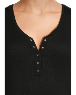 Michael Stars Samira Tank Henley Midi Dress Women's