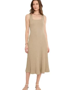 Michael Stars Sofia Square Neck Dress Women's