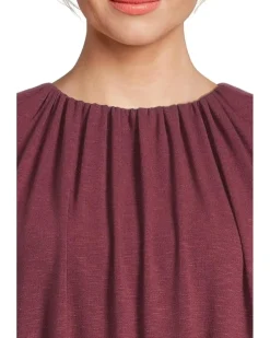 Michael Stars Sona Long Sleeve Bubble Top Women's