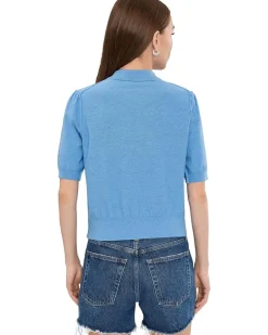 Michael Stars Sparrow Button-Up Collared Top Women's