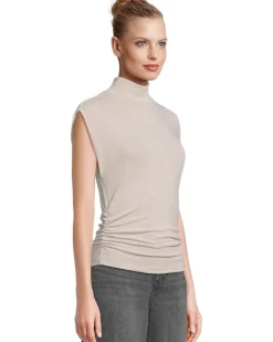 Michael Stars Tina Mock Neck Top Women's