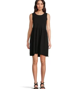Mod-o-doc Drop Shirred Waist Tank Dress Women's
