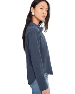 Mod-o-doc Long Sleeve Easy Polo Tee Women's
