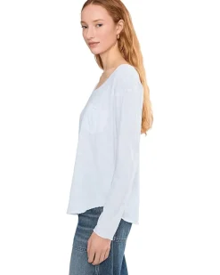Mod-o-doc Long Sleeve Shirttail Pocket Tee Women's