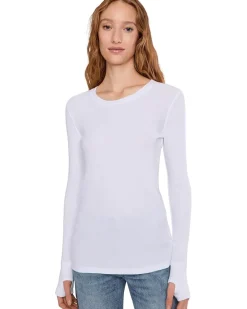 Mod-o-doc Long Sleeve With Thumbhole, Crewneck Tee Women's