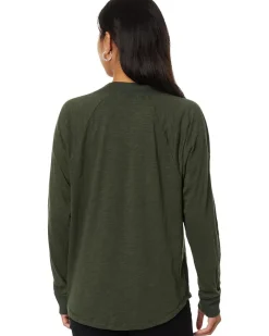 Mod-o-doc Mod-o-doc Long Sleeve Oversized Lo-Hi Top Women's