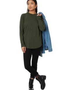 Mod-o-doc Mod-o-doc Long Sleeve Oversized Lo-Hi Top Women's